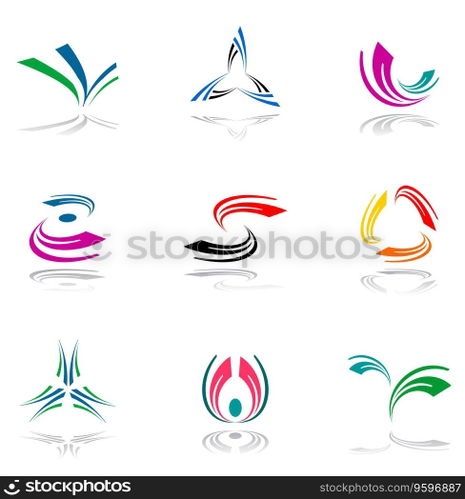 Design elements vector image
