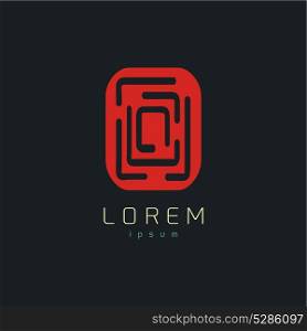 Design geometric logo for company in trend colors