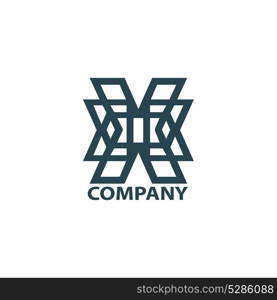 Design geometric logo for company ona white background