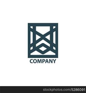 Design geometric logo for company ona white background