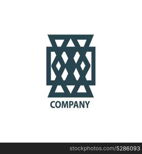 Design geometric logo for company ona white background