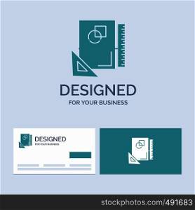 Design, layout, page, sketch, sketching Business Logo Glyph Icon Symbol for your business. Turquoise Business Cards with Brand logo template.. Vector EPS10 Abstract Template background