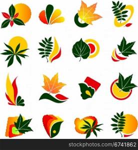 design leaf elements