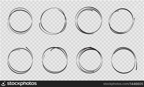 Design sketch hand drawn circle. Graphic round doodle in sketch style.Draft bubble of pencil. vector illustration eps10. Design sketch hand drawn circle. Graphic round doodle in sketch style.Draft bubble of pencil. vector