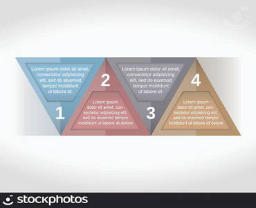 Design Template with Four Elements