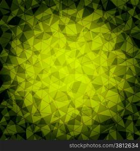 Design yellow triangle crack background