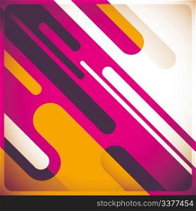 Designed stylized abstraction in color