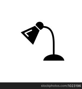 Desk lamp icon vector design template