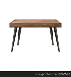 desk wood table cartoon. desk wood table sign. isolated symbol vector illustration. desk wood table cartoon vector illustration