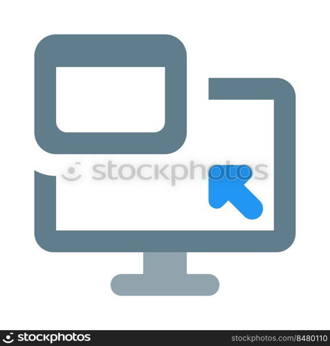 Desktop desktop class featured web browser on personal computer