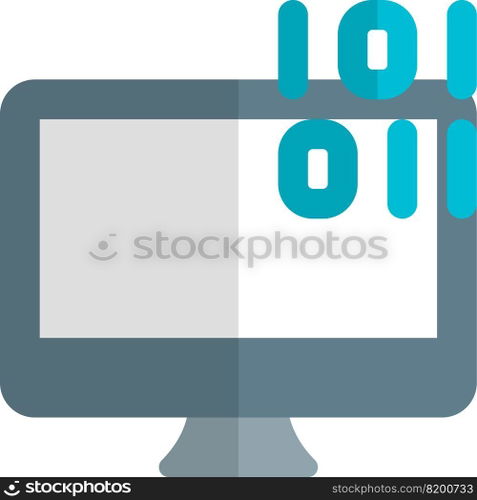 Desktop use binary code for process information.