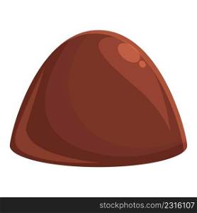Dessert block icon cartoon vector. Chocolate candy. Bar piece. Dessert block icon cartoon vector. Chocolate candy
