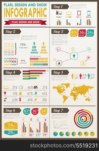 Detail infographic vector illustration