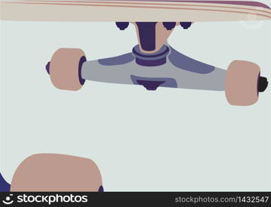 Detail of skateboard vector background