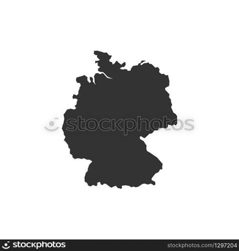 Detailed vector map - Germany - Vector illustration. Detailed vector map - Germany - Vector
