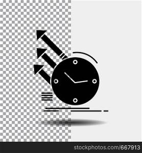 detection, inspection, of, regularities, research Glyph Icon on Transparent Background. Black Icon. Vector EPS10 Abstract Template background