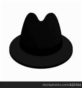 Detective hat isometric 3d icon isolated on a white background. Detective hat isometric 3d icon