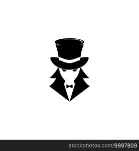 detective logo vector icon illustration design 