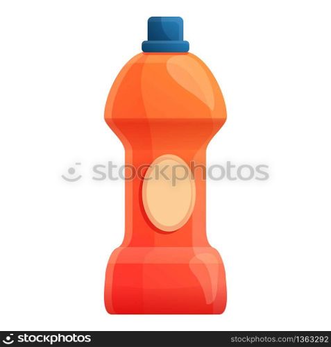 Detergent bottle icon. Cartoon of detergent bottle vector icon for web design isolated on white background. Detergent bottle icon, cartoon style