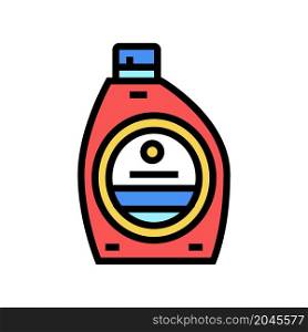 detergent for washing and cleaning color icon vector. detergent for washing and cleaning sign. isolated symbol illustration. detergent for washing and cleaning color icon vector illustration