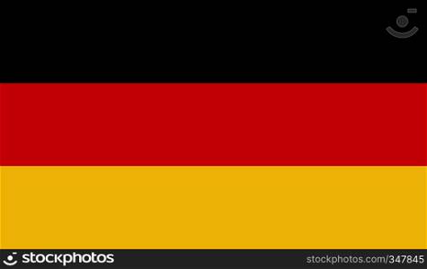 Deutschland flag image for any design in simple style. Deutschland flag image