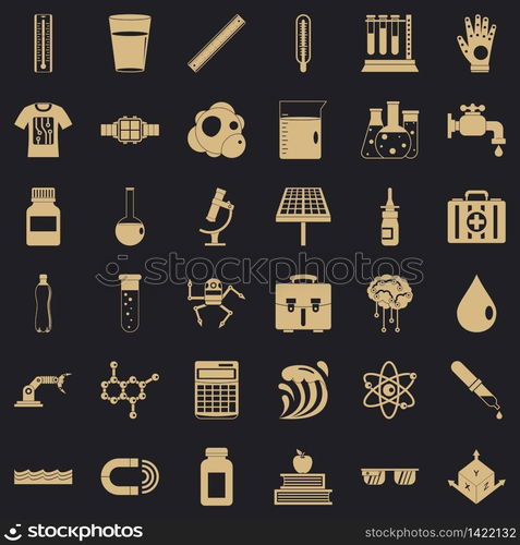 Development icons set. Simple style of 36 development vector icons for web for any design. Development icons set, simple style