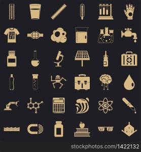 Development icons set. Simple style of 36 development vector icons for web for any design. Development icons set, simple style