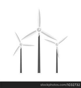 Development wind turbine icon. Flat illustration of development wind turbine vector icon for web design. Development wind turbine icon, flat style