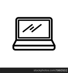 device icon, Laptop line icon