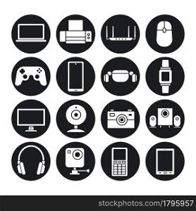 devices and gadgets icons