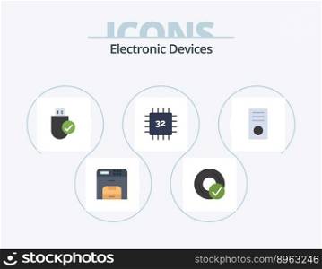 Devices Flat Icon Pack 5 Icon Design. gadget. computers. gadget. chip. hardware
