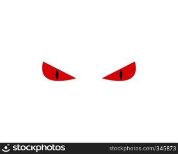 devil Eye icon Logo vector Template illustration