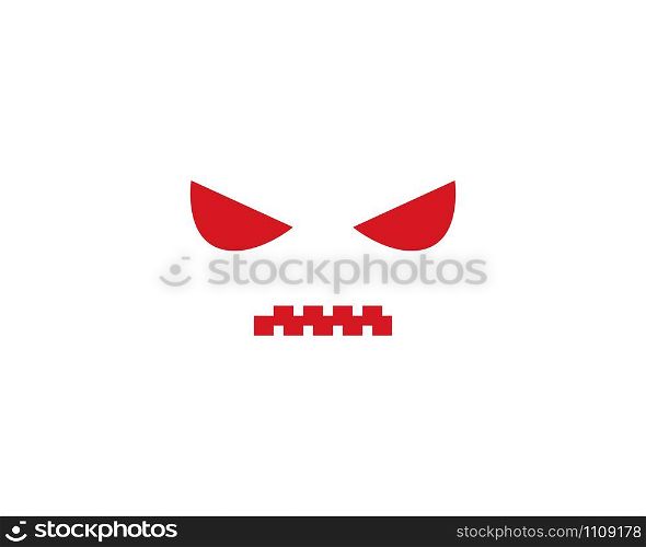 Devil Eye logo vector template