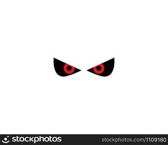 Devil Eye logo vector template