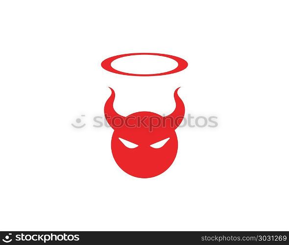 Devil horn Vector icon design. Devil horn Vector icon design illustration Template