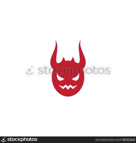 Devil logo ilustration vector template