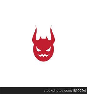 Devil logo ilustration vector template