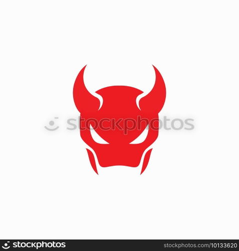 Devil logo symbol vector template