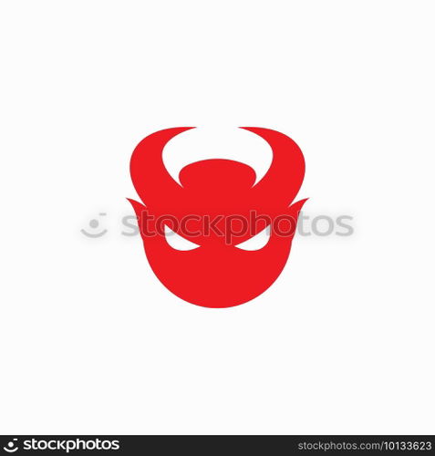 Devil logo symbol vector template