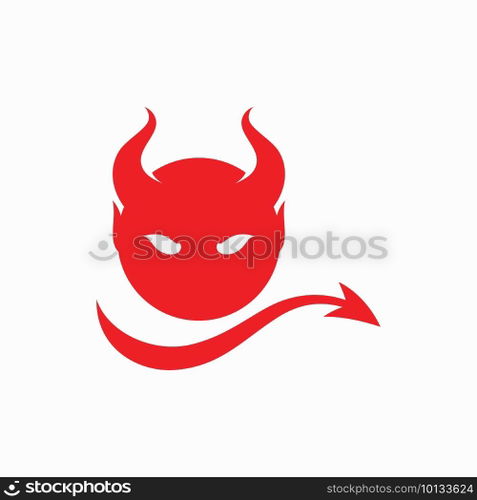 Devil logo symbol vector template