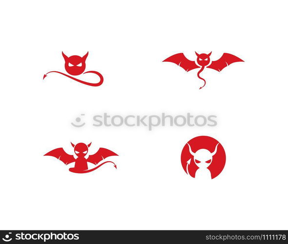 Devil logo vector template