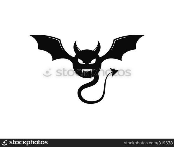 Devil logo vector template