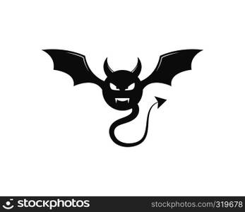 Devil logo vector template