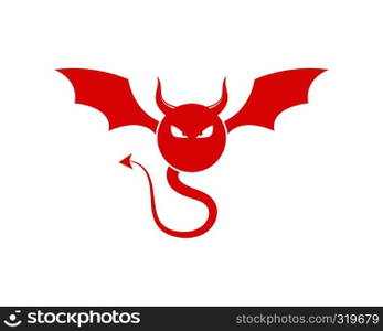 Devil logo vector template