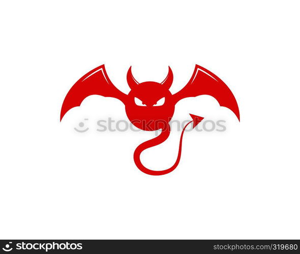 Devil logo vector template