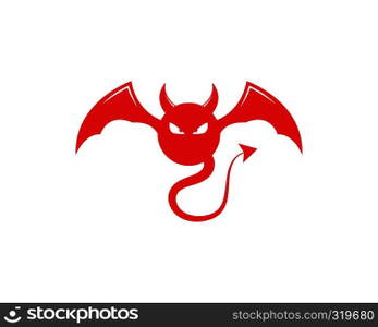 Devil logo vector template