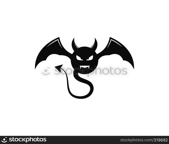 Devil logo vector template