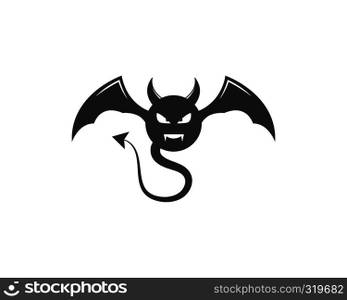 Devil logo vector template