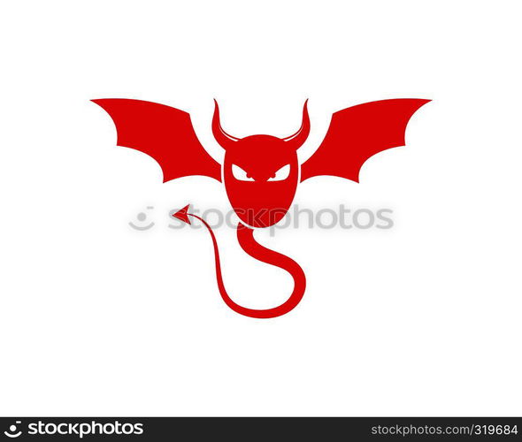 Devil logo vector template