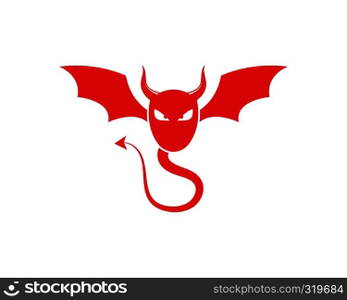 Devil logo vector template